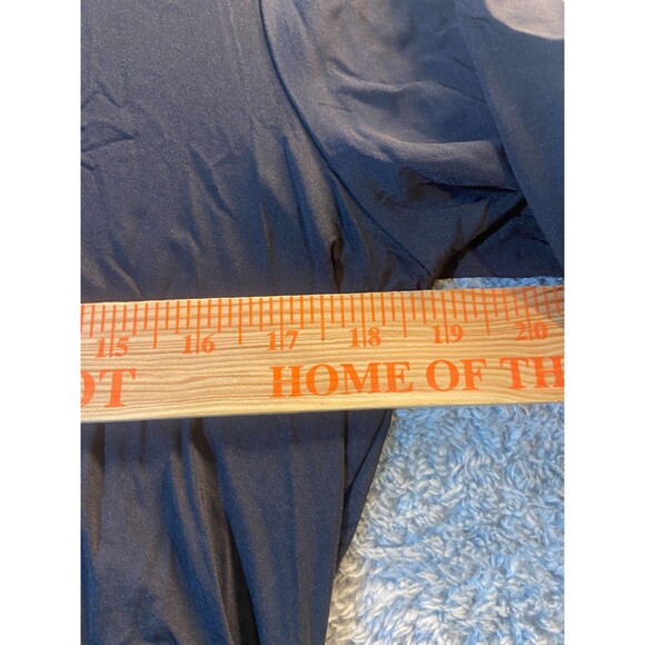 Coldwater Creek Knit Top Womens Small Black Long Sleeved Office Slinky Cowl Neck - Picture 6 of 7